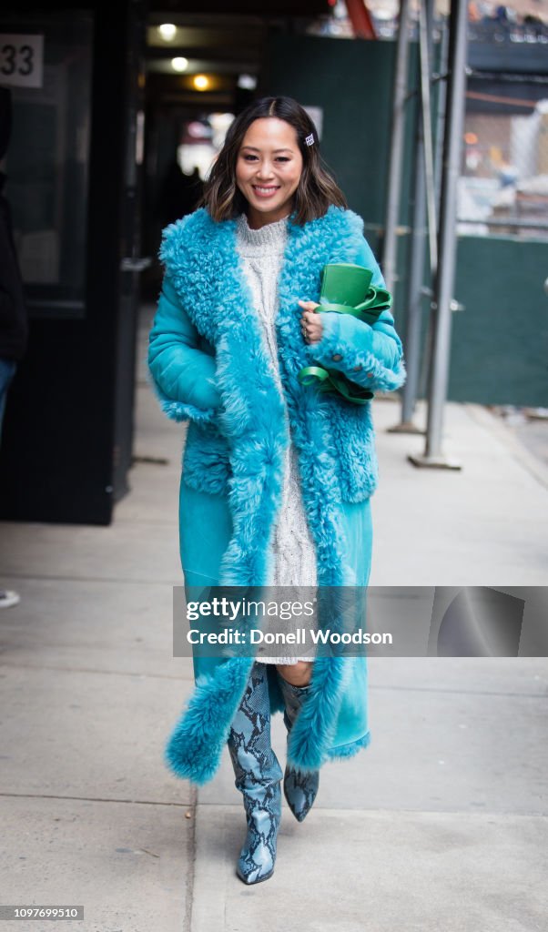 Street Style - New York Fashion Week February 2019 - Day 4