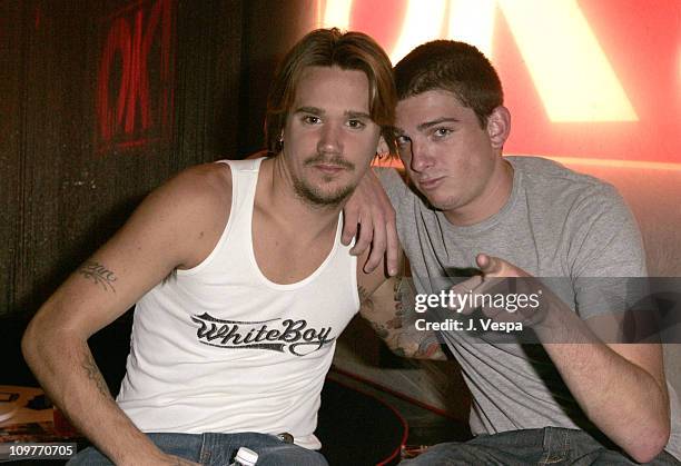 Sean Stewart and Talan Torriero during Ok! Magazine US Debut Launch Party at LAX in Los Angeles, California, United States.