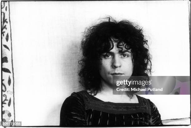 Singer and guitarist Marc Bolan of T-Rex on 23rd March 1971.