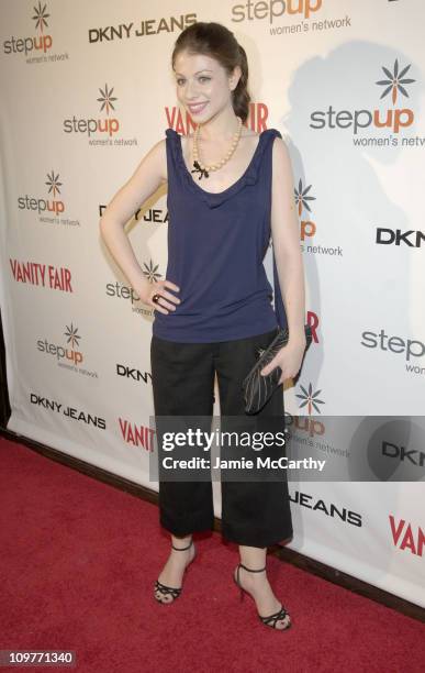 Michelle Trachtenberg during DKNY Jeans Presents Vanity Fair in Concert With a Live Performance by Alanis Morissette Benefiting Step Up Women's...