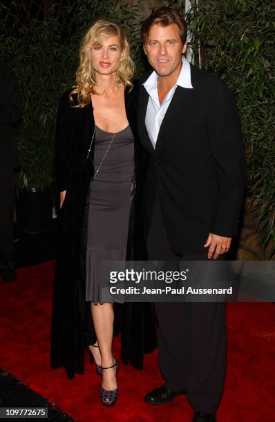 Eileen Davidson and Vince Van Patten during Hollywoodpoker.com 1st Anniversary Party - Arrivals at Montmartre Lounge in Hollywood, California, United...
