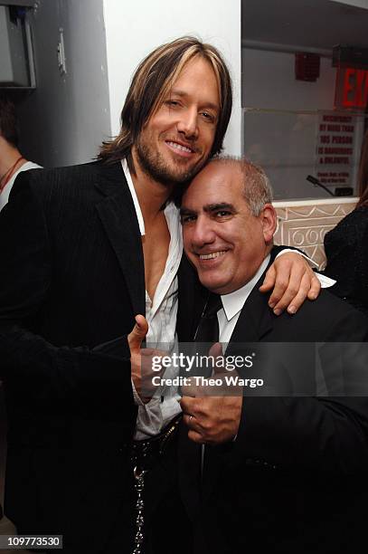 Keith Urban and Phil Quatarero during The 39th Annual CMA Awards - Capital Records Post Party - Red Carpet and Inside at Nikki Beach in New York...