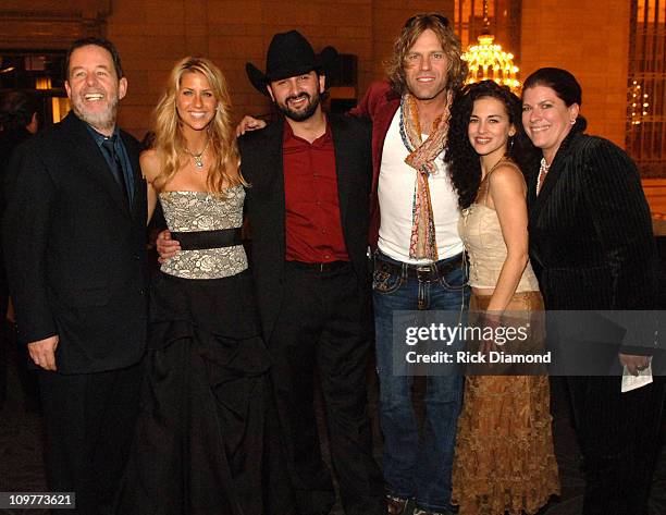 Bill Bennett, executive VP Warner Bros. Records Nashville, Shannon Brown, Ray Scott, Big Kenny Alphin of Big & Rich, Sherrie Austin and Jules...