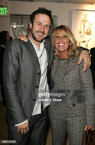 David Arquette and Cynthia Pett Dante during Coach Flagship Store Opening on Rodeo Drive at Coach Store in Beverlry Hills, California, United States.