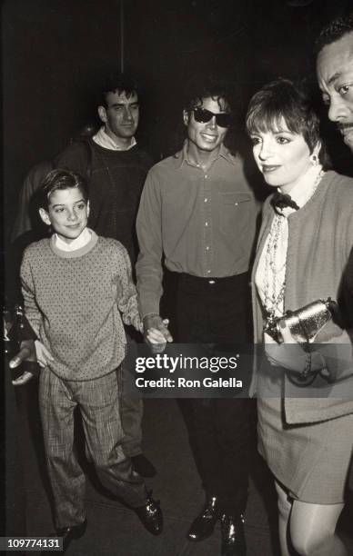 Jimmy Safechuck, Michael Jackson and Liza Minnelli