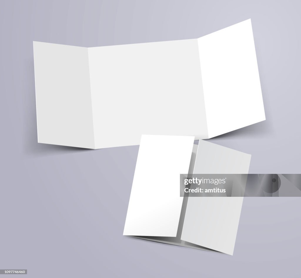 Three fold template