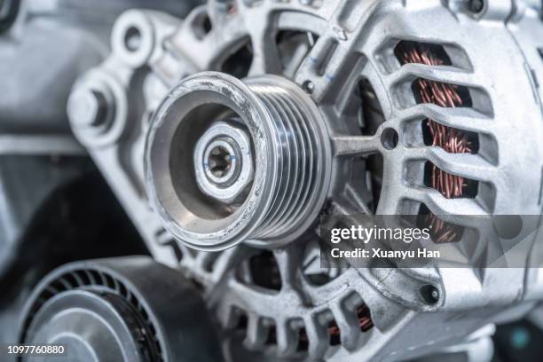 closeup of an old car engine - motor ストックフォトと画像