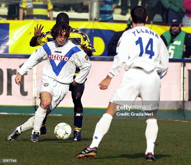 Pirlo of Brescia in action during the SERIE A 19th Round League match between Parma and Brescia, played at the Ennio Tardini Stadium, Parma. Massimo...