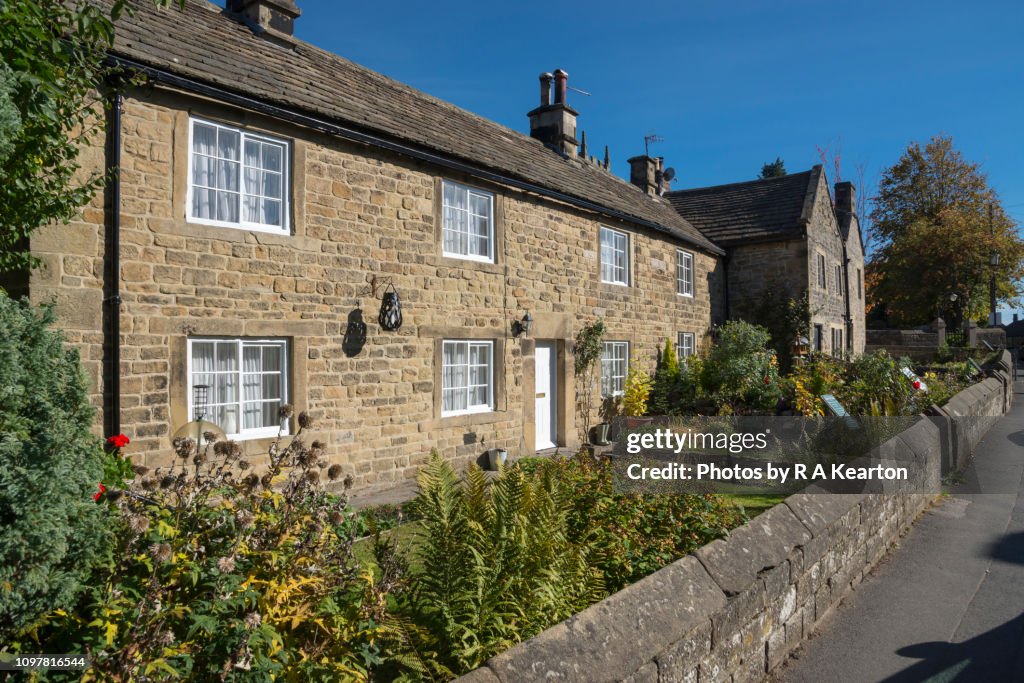 The Plague cottages, Eyam, Derbyshire, England