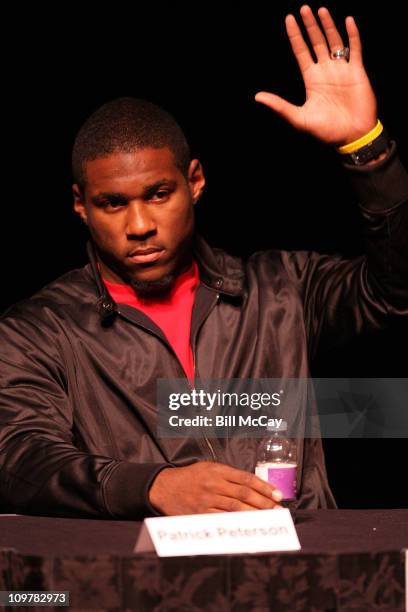 Patrick Peterson, winner of the Chuck Bednarik Award for College Defensive Player of the Year, attends the 74th Annual Maxwell Football Club Awards...