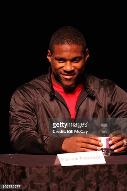 Patrick Peterson, winner of the Chuck Bednarik Award for College Defensive Player of the Year, attends the 74th Annual Maxwell Football Club Awards...