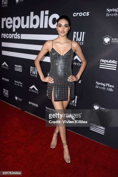 Neelam Gill attends Republic Records Grammy after party at Spring Place Beverly Hills on February 10, 2019 in Beverly Hills, California.