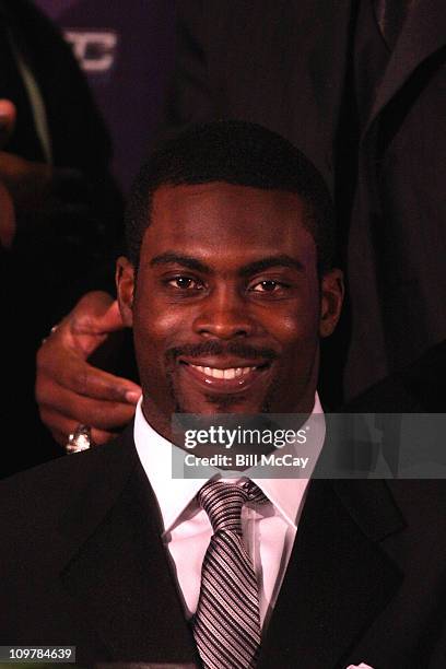 Michael Vick, Philadelphia Eagles QB and winner of the 52nd Annual Bert Bell Award for the Professional Player of the Year attends the 74th Annual...