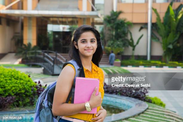 day at the campus - beautiful college girls stock pictures, royalty-free photos & images