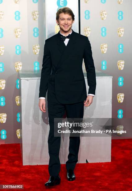 Joe Alwyn attending the 72nd British Academy Film Awards held at the Royal Albert Hall, Kensington Gore, Kensington, London.