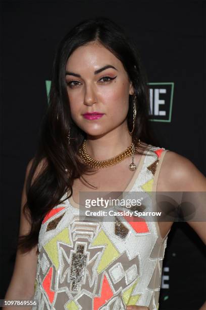 Sasha Grey attends LiveXLive Post Grammy Party at The Peppermint Club on February 10, 2019 in Los Angeles, California.