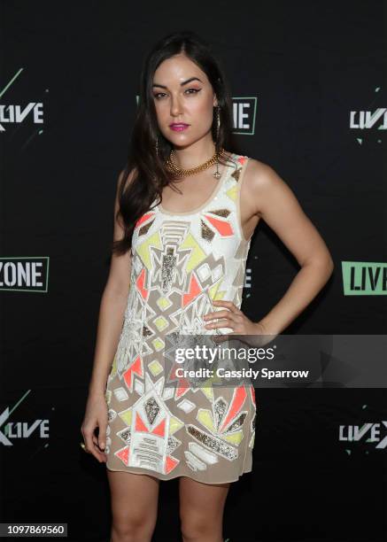 Sasha Grey attends LiveXLive Post Grammy Party at The Peppermint Club on February 10, 2019 in Los Angeles, California.