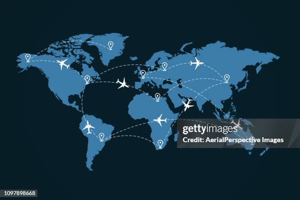 abstract air traffic - wind map stock pictures, royalty-free photos & images