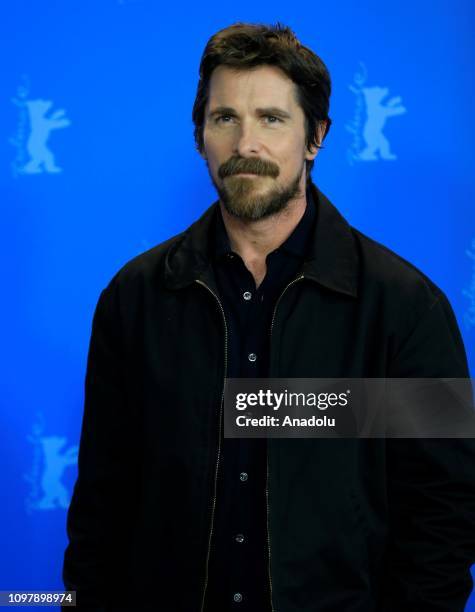 Movie actor Christian Bale attends the press conference of the movie "Vice" within the 69th Berlinale International Film Festival on February 11,...