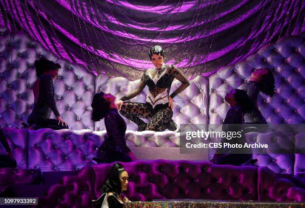 Cardi B performs at THE 61ST ANNUAL GRAMMY AWARDS, broadcast live from the STAPLES Center in Los Angeles, Sunday, Feb. 10 on the CBS Television...