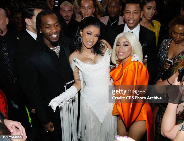 Offset, Cardi B and Hennessy Carolina attend THE 61ST ANNUAL GRAMMY AWARDS, broadcast live from the STAPLES Center in Los Angeles, Sunday, Feb. 10 on...