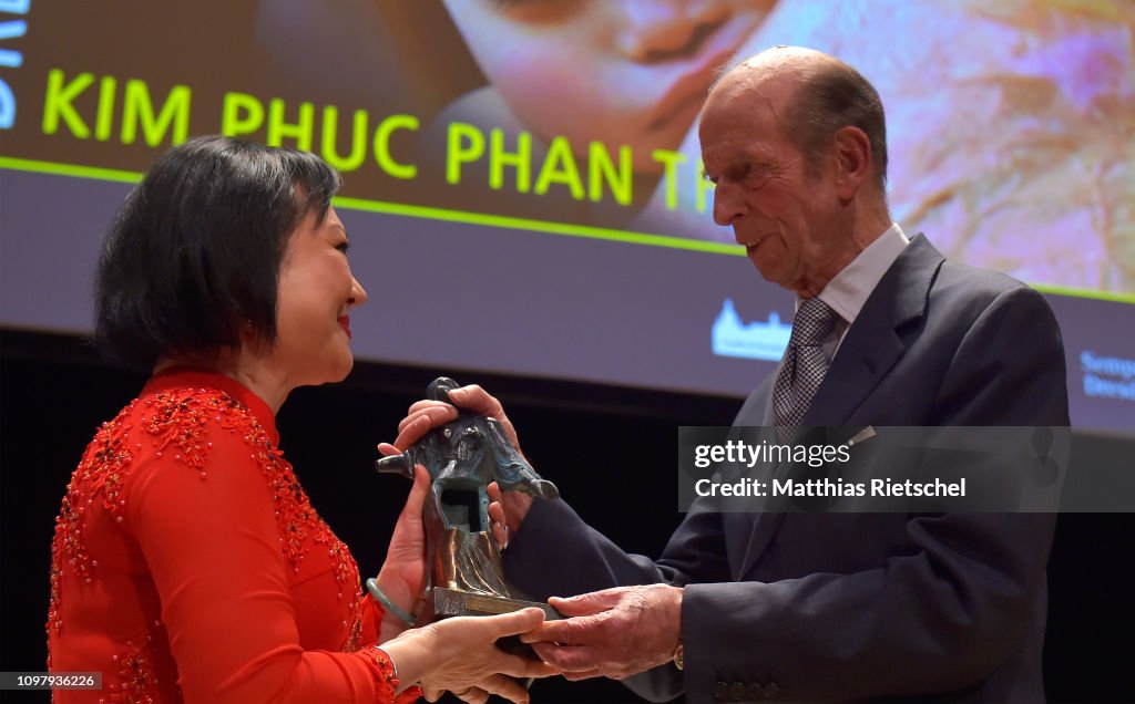 Kim Phuc Phan Thi, The Napalm Girl, Receives Dresden Peace Award