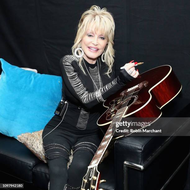 Dolly Parton with the GRAMMY Charities Signings during the 61st Annual GRAMMY Awards at Staples Center on February 10, 2019 in Los Angeles,...