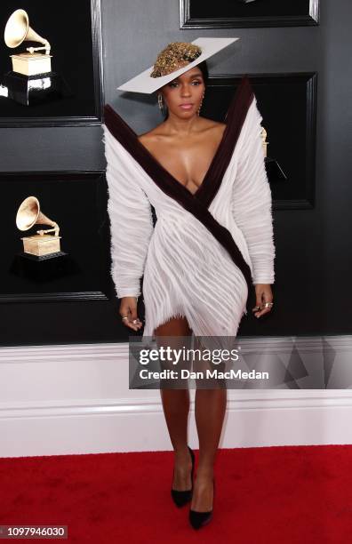Janelle Monae attends the 61st Annual GRAMMY Awards at Staples Center on February 10, 2019 in Los Angeles, California.
