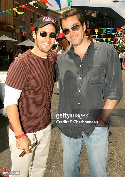 Rob Morrow and Jon Tenney during The 6th Annual Project A.L.S. Los Angeles Benefit "New York City Block Party" At Paramount Pictures Sponsored by...