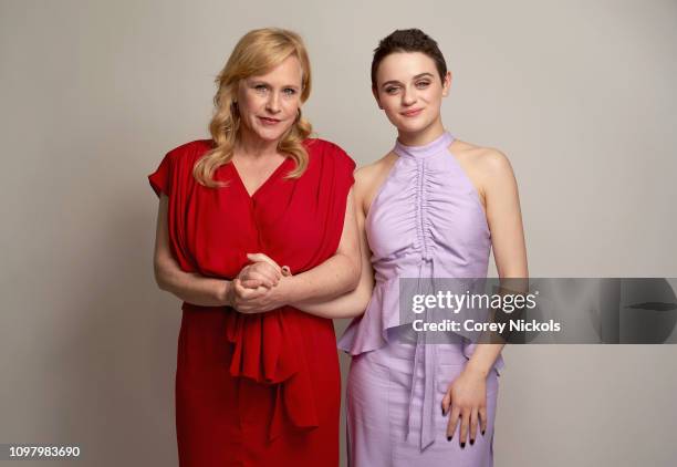 Patricia Arquette and Joey King of Hulu's "The Act" pose for a portrait during the 2019 Winter TCA at The Langham Huntington, Pasadena on February...