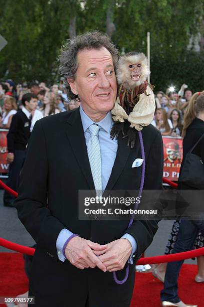 Geoffrey Rush during World Premiere of Walt Disney Pictures' "Pirates of the Caribbean: At World's End" at Disneyland in Anaheim, California, United...