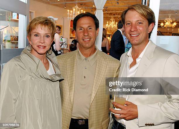 Brenda Kanne, Marc Kanne and Kevin Kleinhelter during domino Magazine Celebrates Atlanta Design at Pieces - Furniture & Home Boutique in Atlanta,...