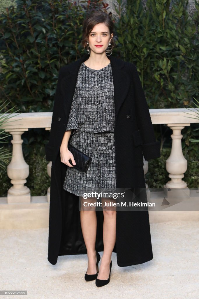 Chanel : Photocall - Paris Fashion Week - Haute Couture Spring Summer 2019