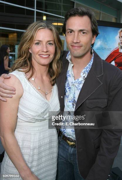 Elisabeth Shue and Andrew Shue during Picturehouse "Gracie" Los Angeles Premiere at Arclight Cinemas in Hollywood, California, United States.