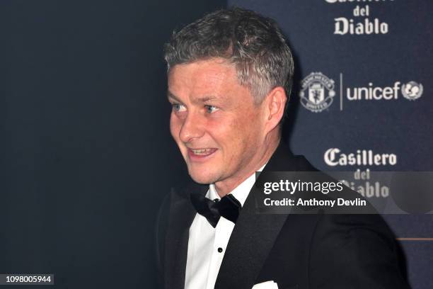 Ole Gunnar Solskjaer attends the United for Unicef Gala Dinner at Old Trafford on January 22, 2019 in Manchester, England.