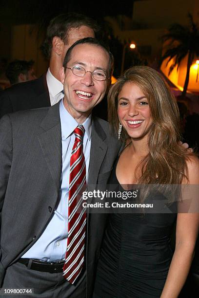S Richard Lovett and Shakira during Warner Bros. Pictures, Village Roadshow Pictures, Jerry Weintraub and Section 8 Productions Host the North...