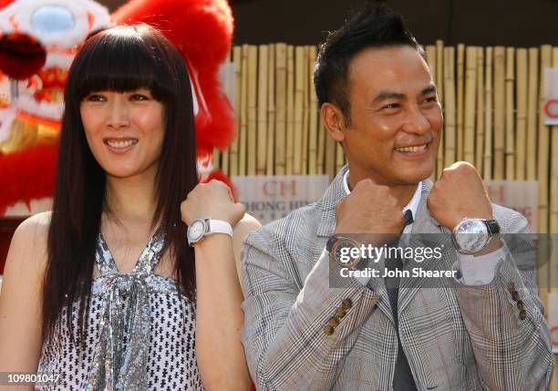 Qi Qi, OMEGA Ambassador and Simon Yam, OMEGA Ambassador