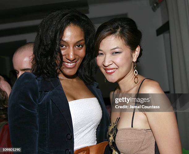 Sarah Jones and Su Chin Pak during Ghetto Film School Annual Spring Benefit Dinner - June 11, 2007 at Bottino in New York City, New York, United...