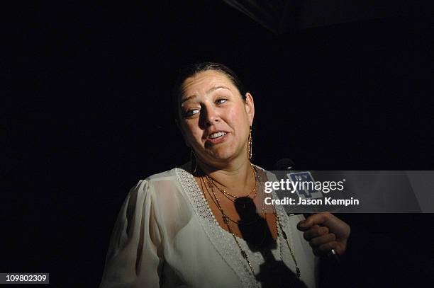 Camryn Manheim during Opening Night of Shakespeare in the Park 2007 Production of "Romeo and Juliet" - After Party Arrivals at Delacorte Theater in...