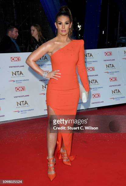 Rebekah Vardy attends the National Television Awards held at the O2 Arena on January 22, 2019 in London, England.