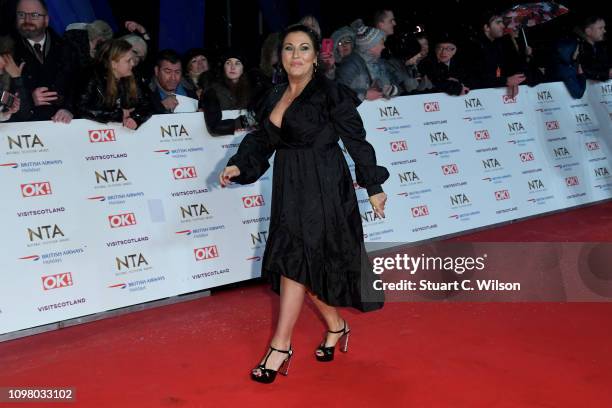 Jessie Wallace attends the National Television Awards held at the O2 Arena on January 22, 2019 in London, England.