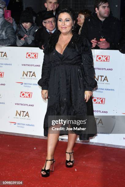 Jessie Wallace attends the National Television Awards held at The O2 Arena on January 22, 2019 in London, England.