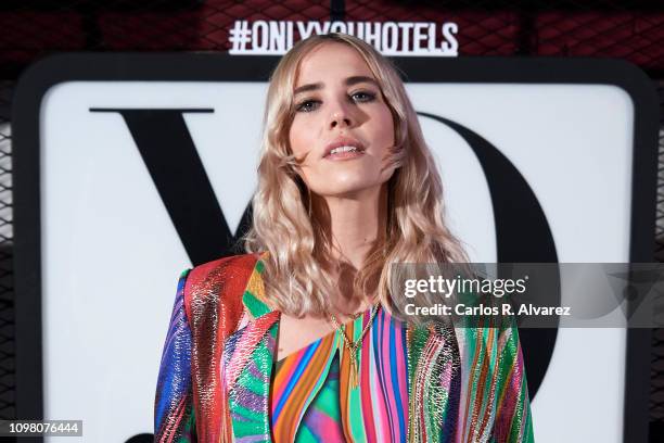 Musician Brisa Fenoy attends 'Yo Dona' - Mercedes Benz Fashion Week Madrid Autumn/Winter 2019-20 party at the Only You Hotel on January 22, 2019 in...