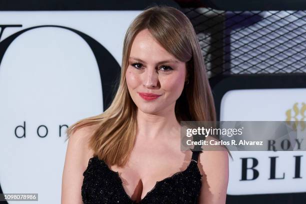 Actress Esmeralda Moya attends 'Yo Dona' - Mercedes Benz Fashion Week Madrid Autumn/Winter 2019-20 party at the Only You Hotel on January 22, 2019 in...