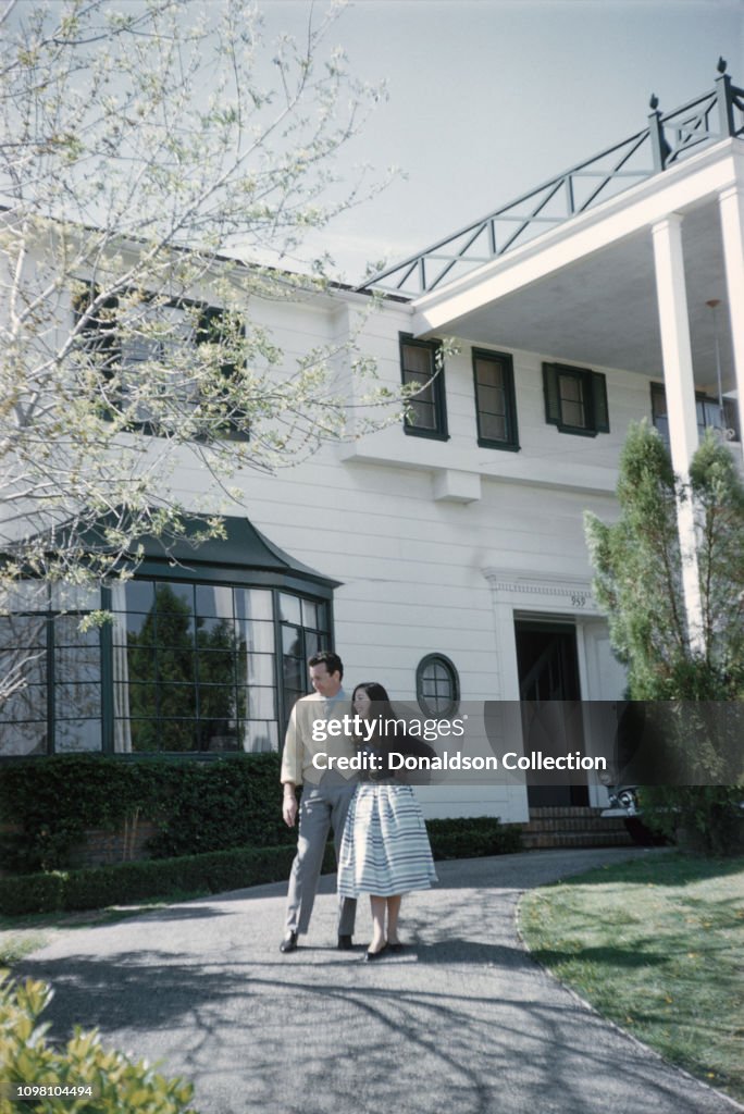 Pier Angeli And Vic Damone At Home