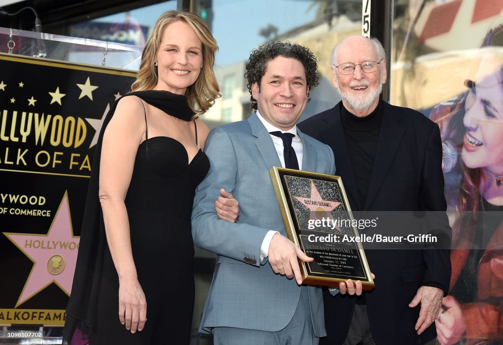 Maestro Gustavo Dudamel Honored With Star On The Hollywood Walk Of Fame