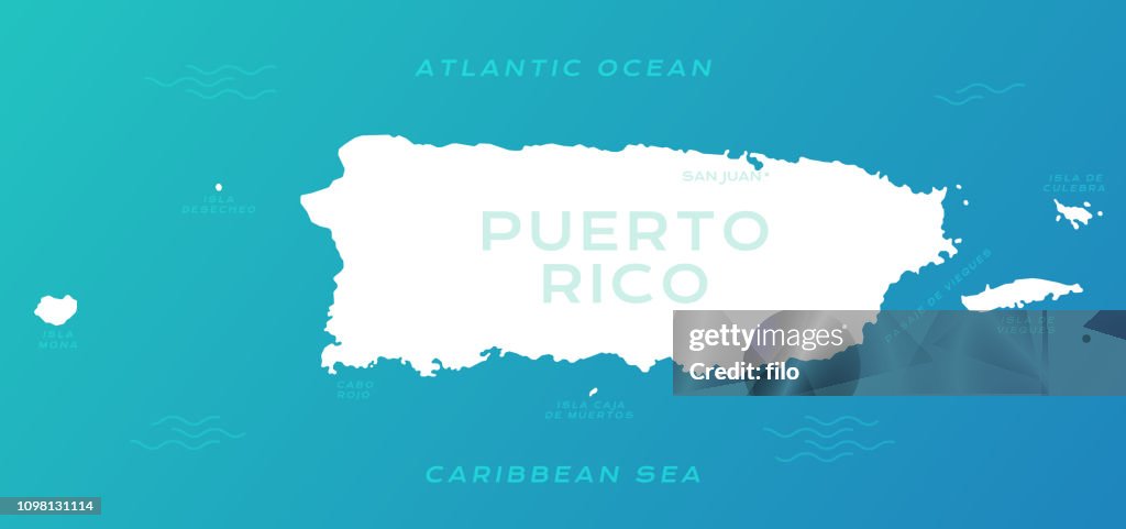 Puerto Rico Map