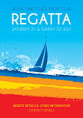 Sailing regatta poster