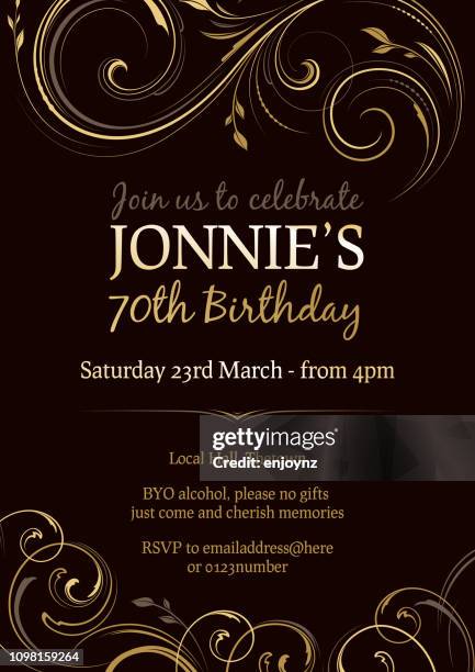 stockillustraties, clipart, cartoons en iconen met verjaardagsfeestje uit te nodigen - uitnodiging