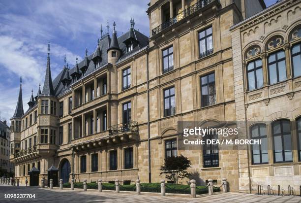 Facade of Grand Ducal Palace, 1545-1604, Luxembourg City, Luxembourg, 16th-17th century.